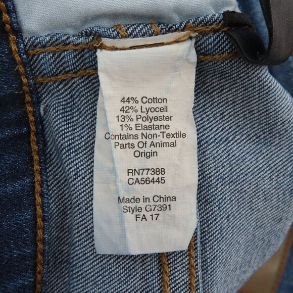 Madewell Women 32 10in High Rise Skinny Blue Denim Jeans Cotton Blend Pockets - Picture 8 of 11